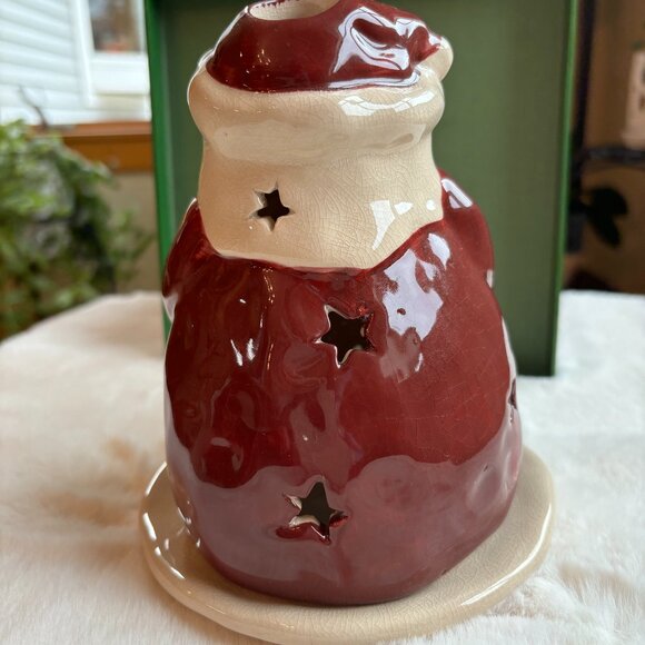 VTG Crazy Mountain Santa Holding A Star-Votive Candle Holder (2 Pieces) - Picture 9 of 16